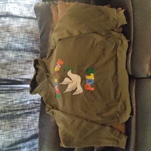 Ralph Lauren Polo (Rare) Peace @ Love Hoodie....[RUNS BIG ] (N.W.T)